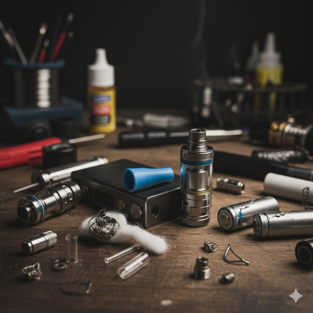 Chyby při používání e-cigaret?