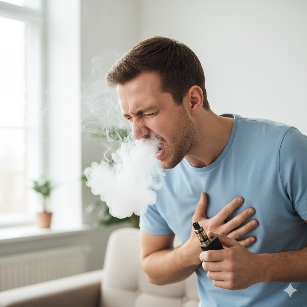 Kašel při vapování a jak ho řešit?