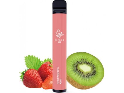 elf bar 600 elektronicka cigareta 20mg strawberry kiwi