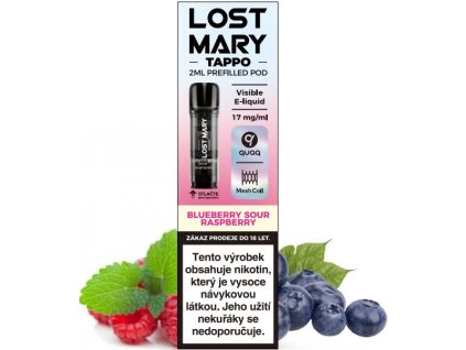lost mary tappo pods cartridge 1pack blueberry sour raspberry 17mg