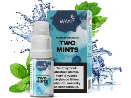 liquid way to vape two mints 10ml 3mg
