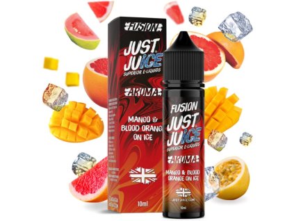 prichut just juice sv 10ml fusion mango blood orange on ice
