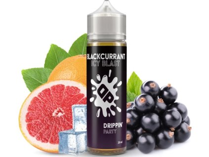 prichut drippin party sv 10ml blackcurrant icy blast cerny rybiz a grapefruit