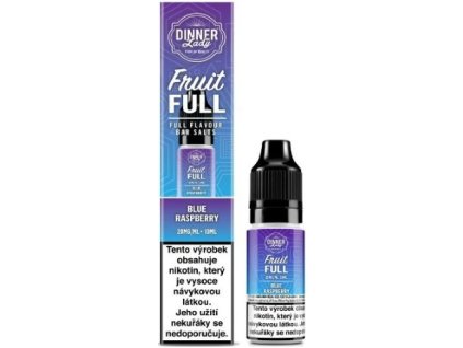 liquid dinner lady bar salts fruit full blue raspberry 10ml 20mg