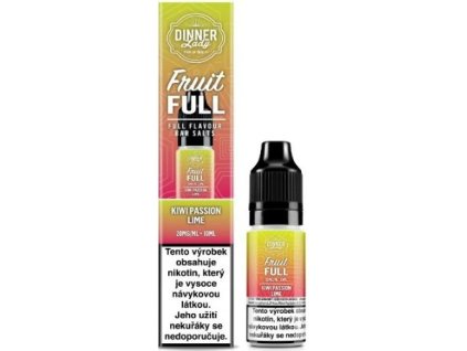 liquid dinner lady bar salts fruit full kiwi passion lime 10ml 20mg