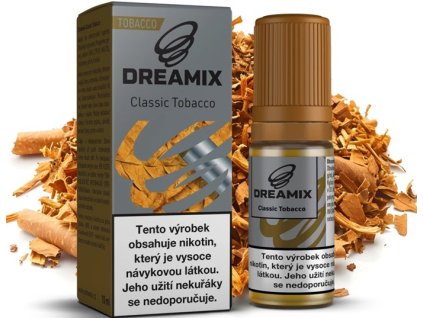 liquid dreamix klasicky tabak classic tobacco 10ml 6mg