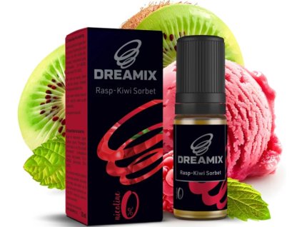 liquid dreamix malina a kiwi sorbet rasp kiwi sorbet 10ml 0mg