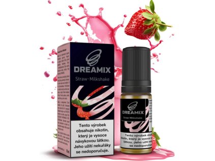 liquid dreamix jahodovy milkshake straw milkshake 10ml 3mg