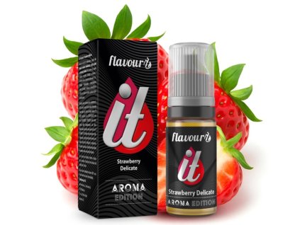 prichut flavourit aroma 10ml strawberry delicate sladka jahoda