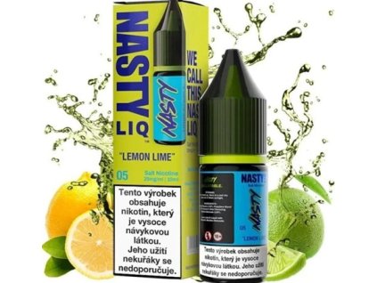 liquid nasty liq salt lemon lime 10ml 20mg citron limetka