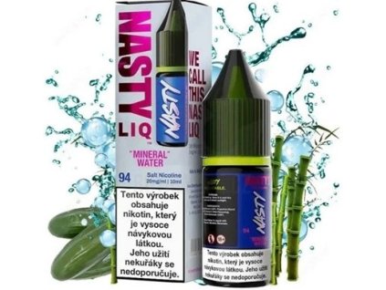 liquid nasty liq salt mineral water 10ml 10mg okurka bambus mineralka