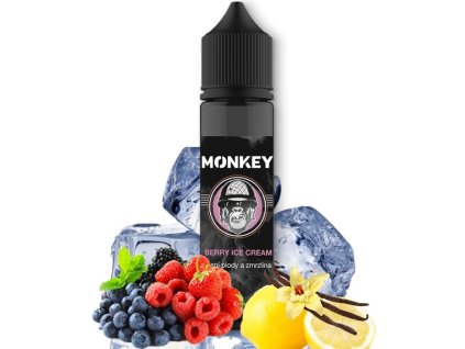 prichut monkey liquid shake and vape berry ice cream 10ml