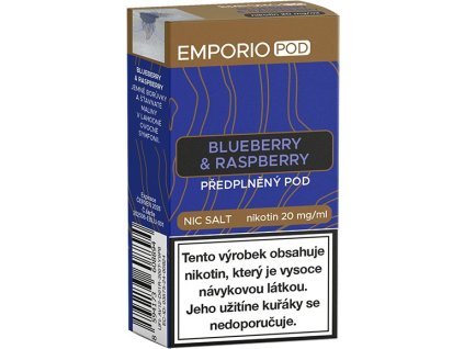 emporio pod cartridge blueberry raspberry 20mg 1pack
