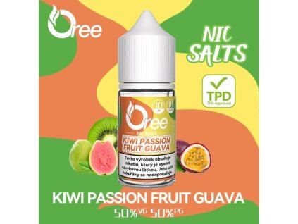 liquid oree salt kiwi passion fruit guava 10ml 18mg