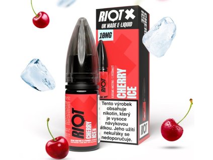 liquid riot x salt cherry ice ledova tresen 10ml 10mg