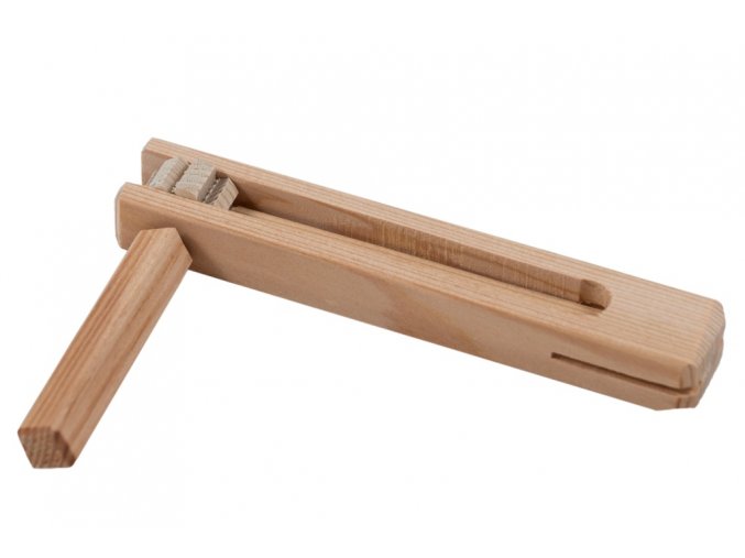 Dřevěná řehtačka - střední 25 cm