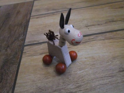 PEPASTYL Oslík na kolečkách - 13 cm