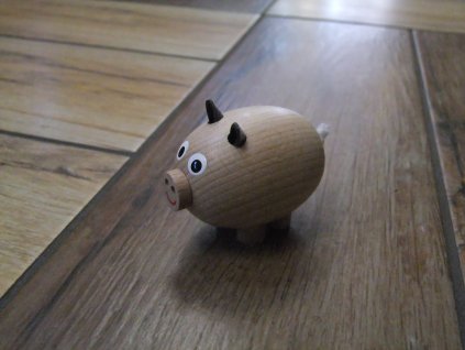 Prasátko na kolečkách - 8 cm