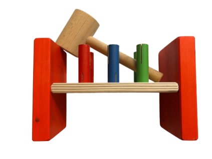 Zatloukačka - 6 kolíků - 18,5 x 8,5 cm