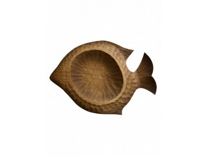 Miska ryba - 30 cm - světle hnědá
