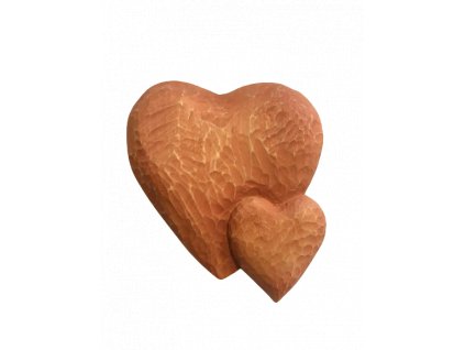 Dvojsrdce - světle červené