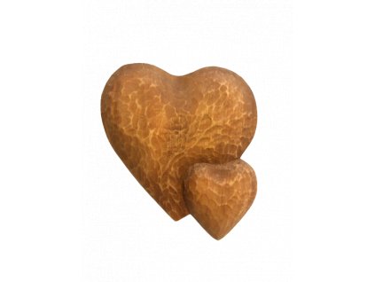 Dvojsrdce - světle hnědé