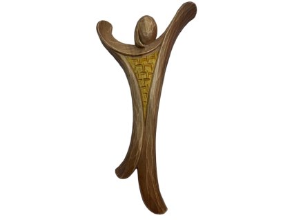 Anděl se zlatým tělem - 25 cm