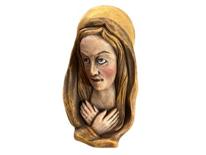 Madonka se svatozáří - polychrom