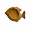 Miska ryba - 30 cm - žlutooranžová