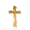 Kříž vlnka - světle hnědý - 25 cm