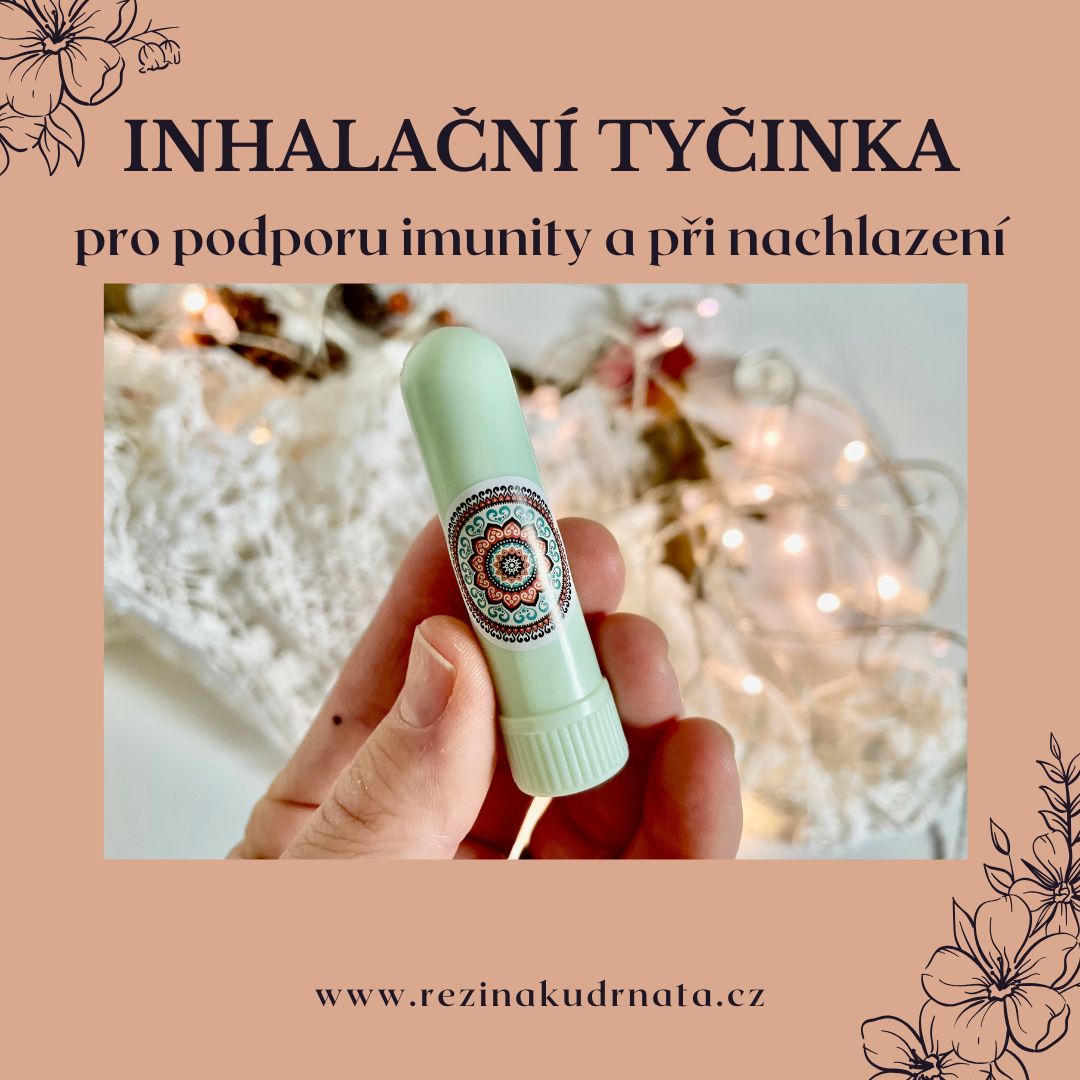 INHALAČNÍ TYČINKA pro podporu IMUNITY a při nachlazení
