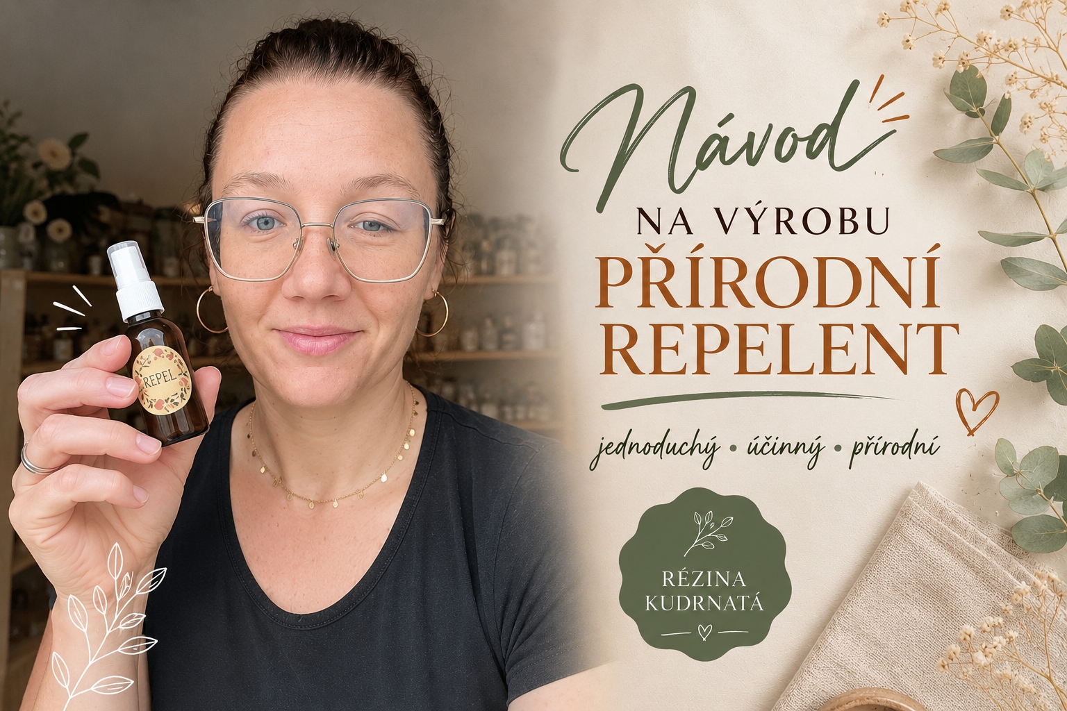 návod na Přírodní repelent proti komárům a klíšťatům