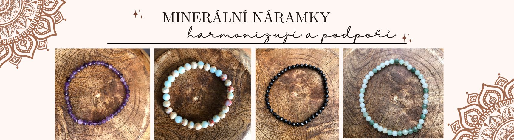 Spirituální náramky z minerálů