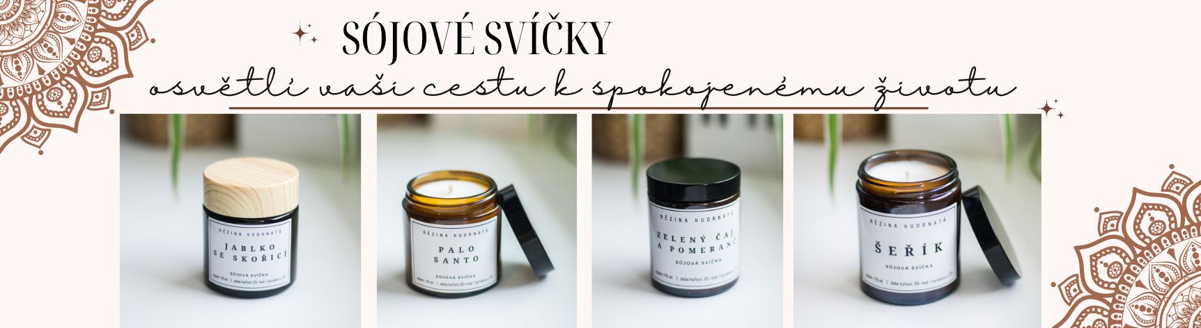 Harmonizační sójové svíčky