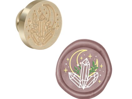 pečetidlo s krystaly