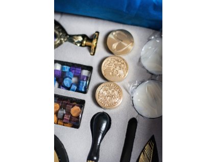 sada na pečetění modrá