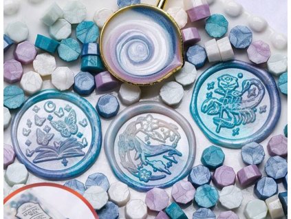 mix pečetních vosků metalický