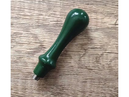 Zelená rukojeť k pečetidlu - délka 85 mm