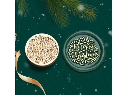 pečetidlo merry christmas psací