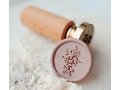 pečetidlo s kyticí