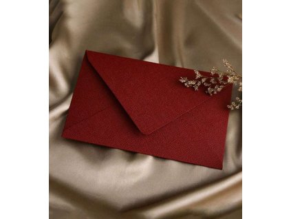 ozdobná vínová obálka na pečetění