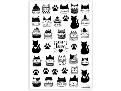 samolepky kočky