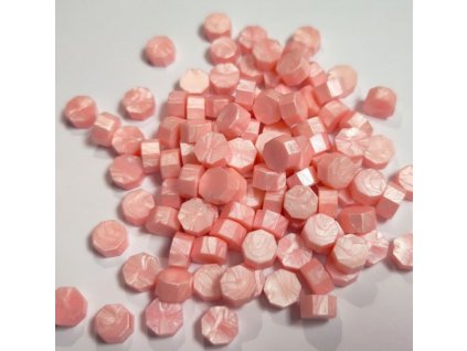 pečetní vosk perlový růžový