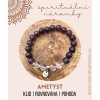 minerální náramek ametyst