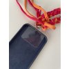 Popruh na mobil ružovo-oranžový