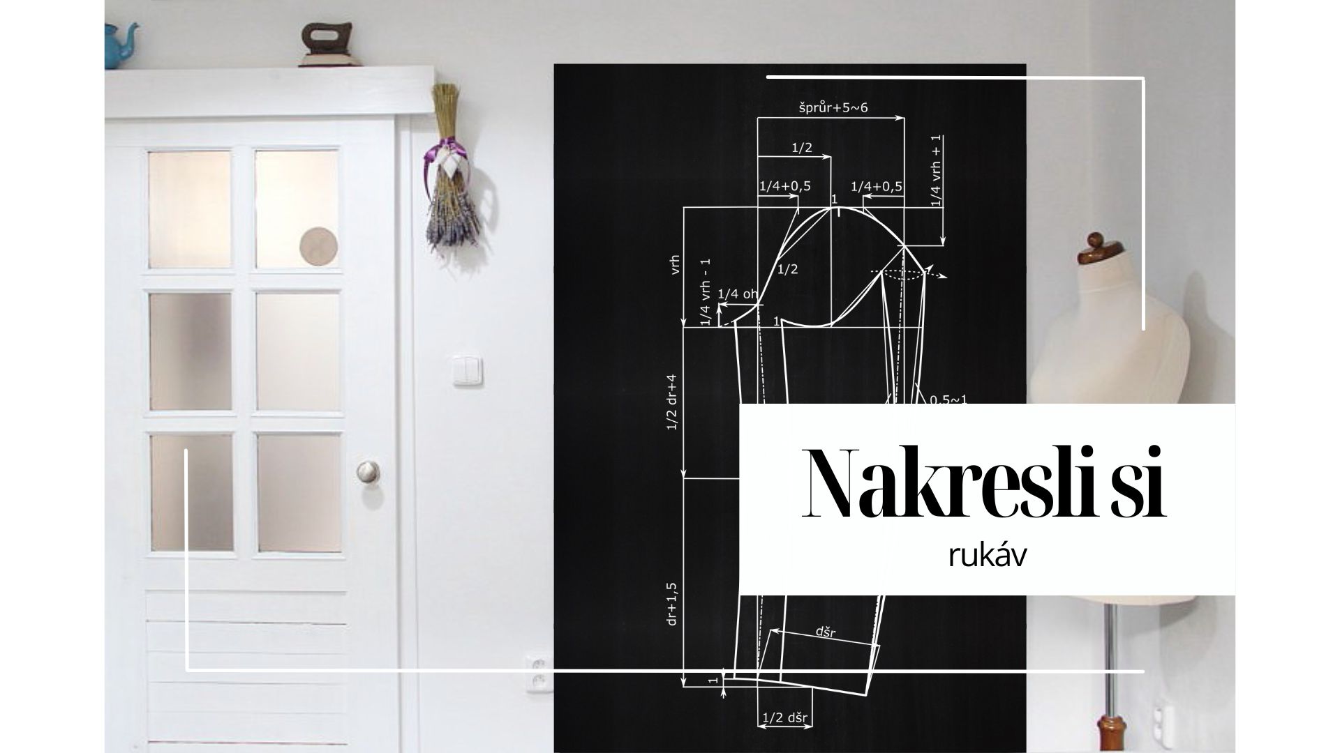 Jak nakreslit dvoudílný rukáv k saku