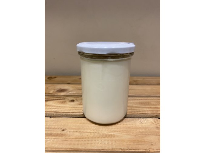 BIO farmářský jogurt 500g - již včetně zálohy za sklo  (10 Kč)