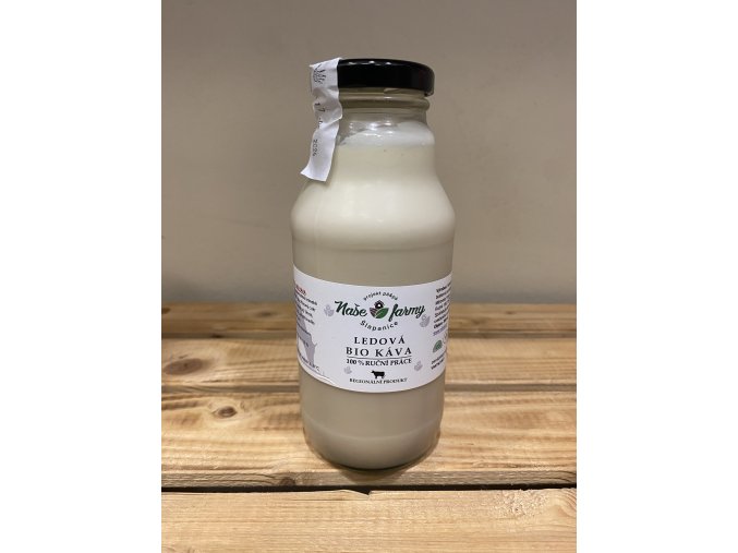 BIO farmářská ledová káva 250ml - již včetně zálohy za sklo (10 Kč)