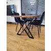 310 dizajnova ocelova podnoz na stol presypacie hodiny 72x70cm sada 2ks