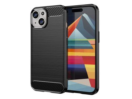 87339 pouzdro carbon iphone 15 cerny